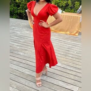 Red Abercrombie & Fitch Dress - Medium